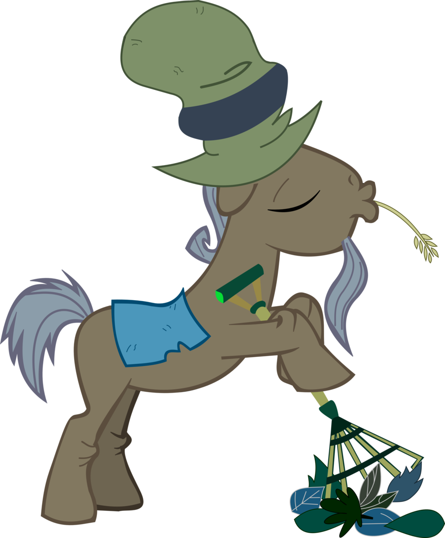 Greenhooves With Rake By Triox404 - Mr Greenhooves Vector (900x1088)