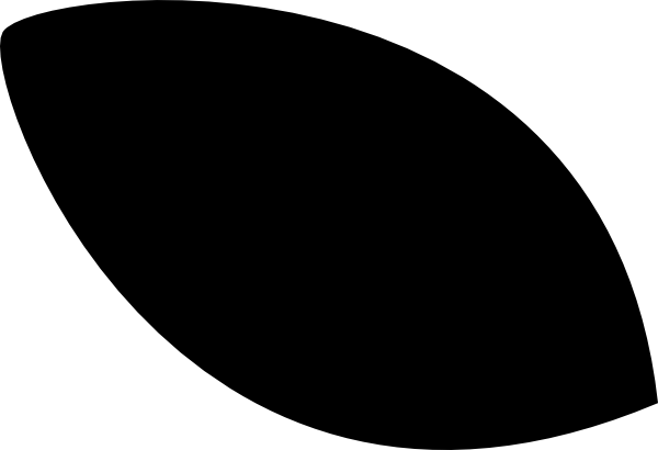 Leaf Shape Vector Png (600x410)