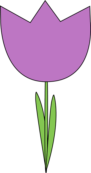 Purple Tulip - Purple Tulip Clipart (318x600)