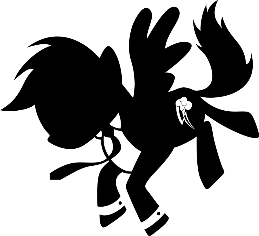 Mad Dash Silhouette By Pageturner1988 - Illustration (900x819)