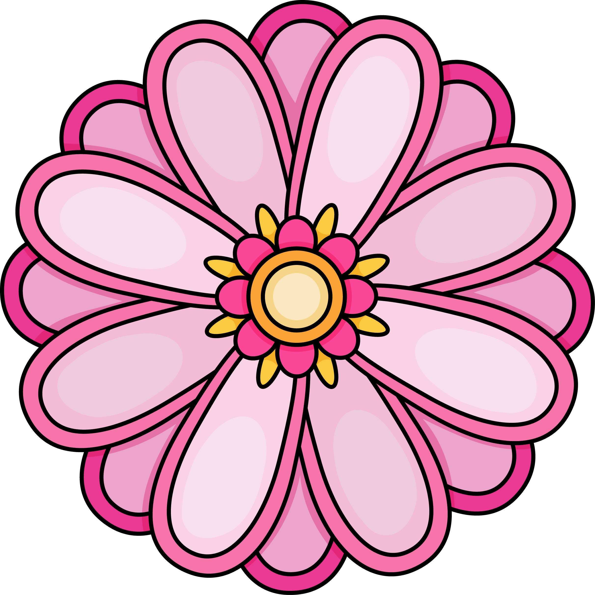 Opportunities Printable Pictures Of Flowers To Color - Flowers Printable With Color (2423x2423)
