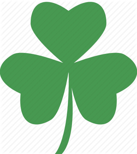 Clover Leaf Picture - 3 Leaf Clover Png (455x512)
