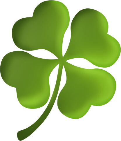 4 Leaf Clover Png (415x486)