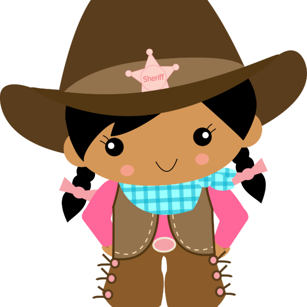 Cowgirl Clipart Cowboy E Cowgirl Minus Westerncowboy - Festa Country Desenho (1024x1024)