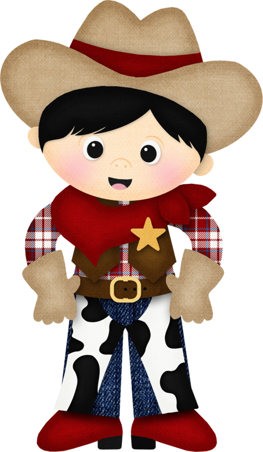 Cowboy E Cowgirl - Cowboy And Cowgirl Clipart (524x900)