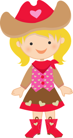 Cowboy E Cowgirl - Vaquerita Png (286x541)