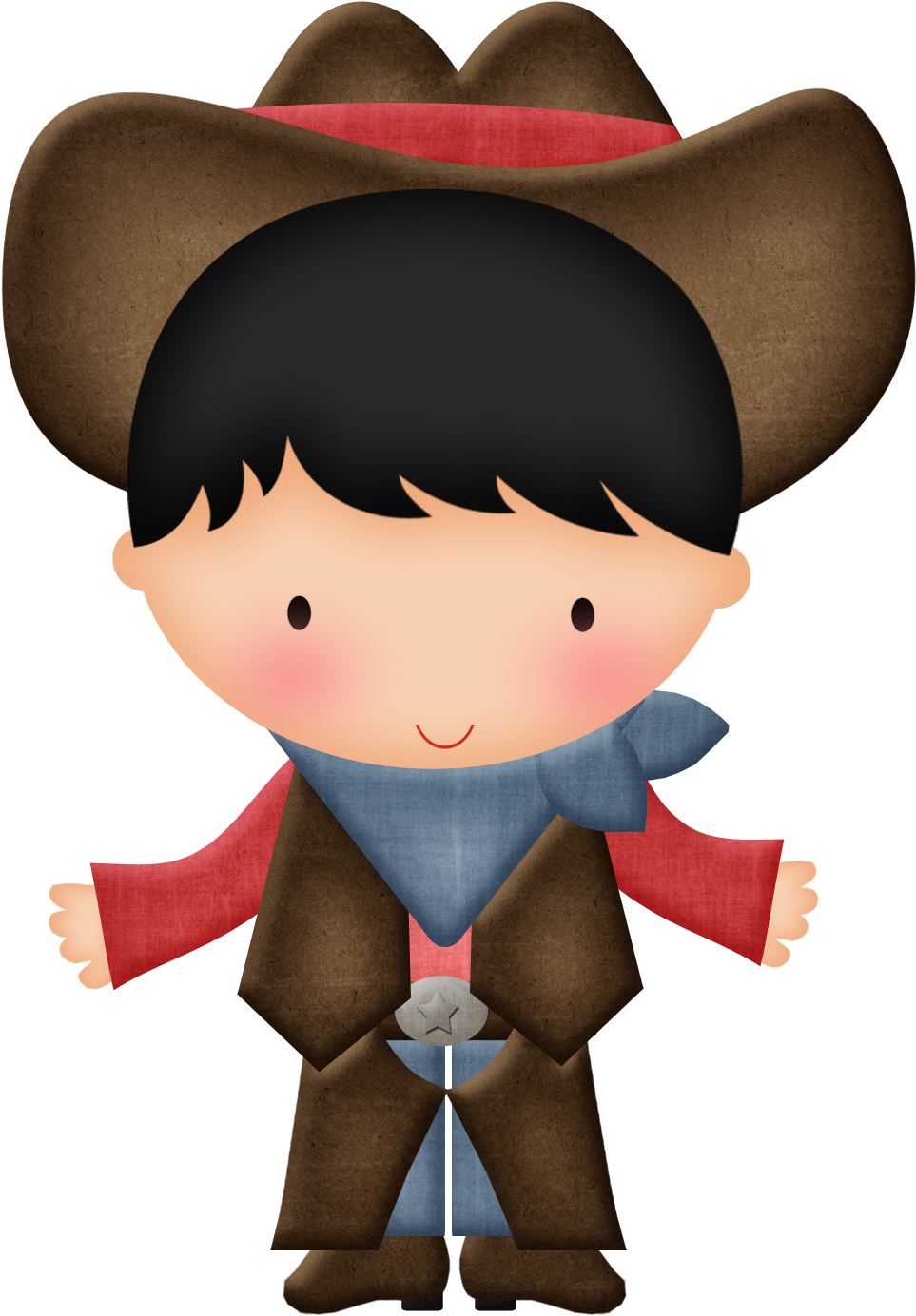 Clip Art - Cowboy (1002x1399)