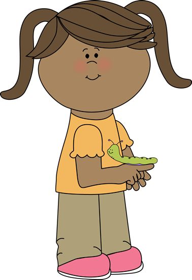 Little Brown Girl Clipart - Shhh Clip Art (378x550)