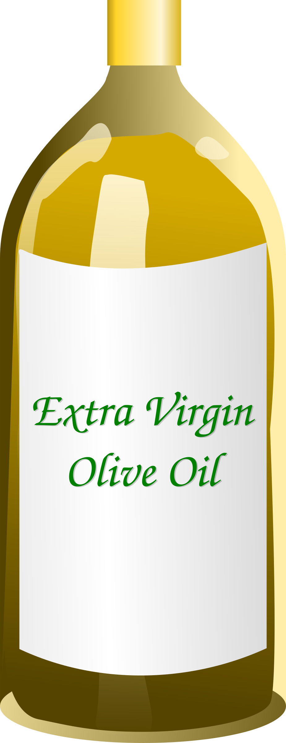 Clipart Extra Virgin Olive Oil Bottle - Clipart Olive Oil (925x2400)