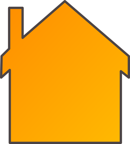 Free Orange House Cliparts, Download Free Clip Art, - Orange House Clip Art (540x598)