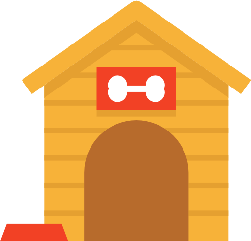 Doghouse Clipart Clipart Panda - 狗 屋 卡通 (512x512)