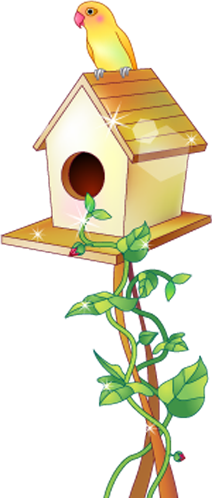 Cartoon - Bird House - Cartoon Bird House (500x1000)