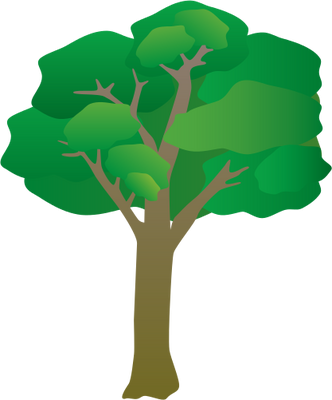 Ian Symbol Generic Tree Summer - Tree Symbol Png (332x400)