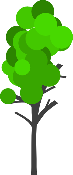 Tree Falling Clip Art - Tree Animation Png (246x587)