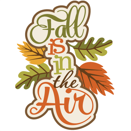 Scrapbooking Fall Titles - Autumn Is In The Air (432x432)