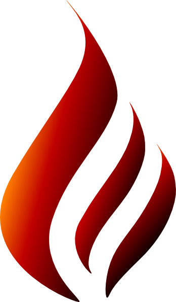 Fire Leaf Clip Art - Clip Art (348x595)