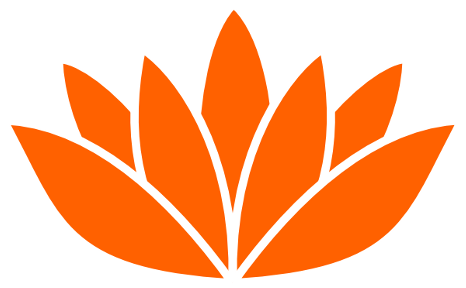 Orange Lotus Flower Picture C - Enlightened Interventions Logo (1920x1190)