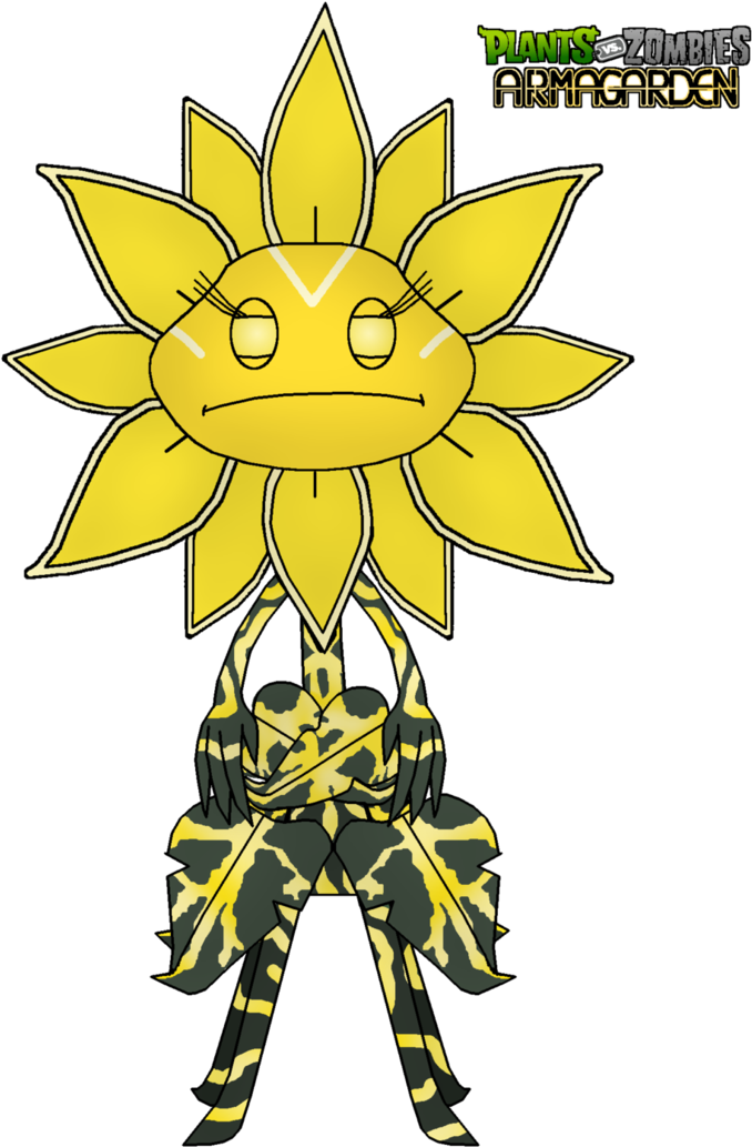 Sunflower Queen Giant Unit By Rose-supreme - Giant Sunflower Plants Vs Zombies (759x1052)