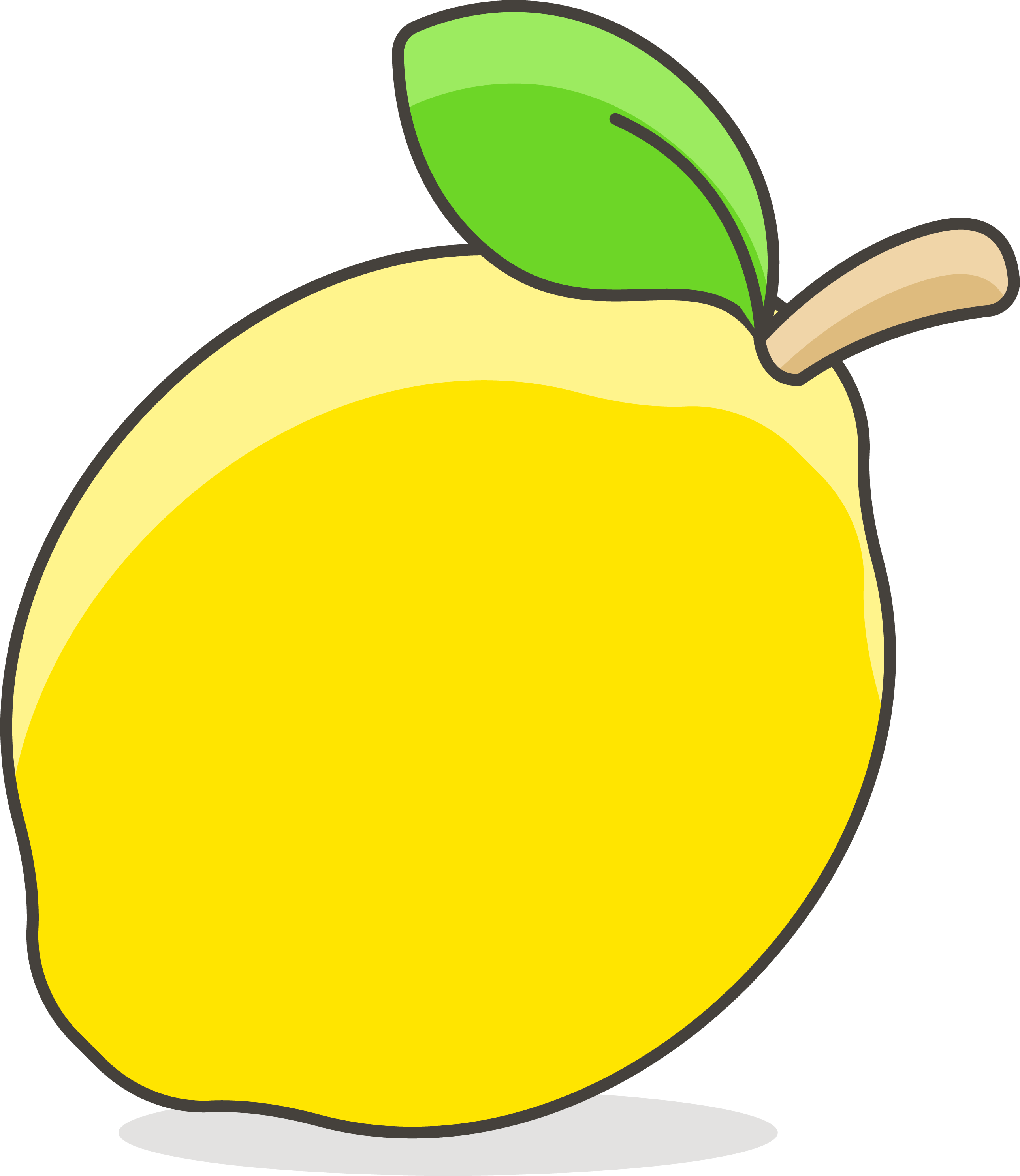 Lemon Cartoon Drawing Clip Art - Lemon Cartoon Drawing (2582x2979)