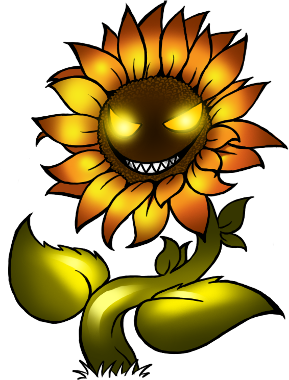 More Like Beauty Enhancment Ii By Jessica- - Evil Sunflower (595x842)