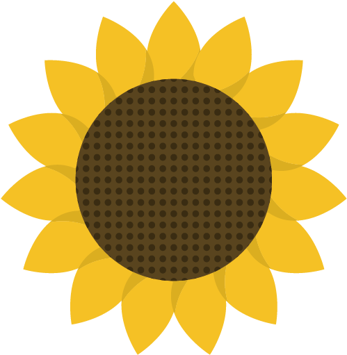 Common Sunflower Euclidean Vector - Aimpoint 25 Yard Zero Target (567x568)
