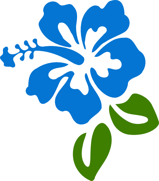 Icon Hibiscus Wleaves Clip Art - Hibiscus Clip Art (522x594)