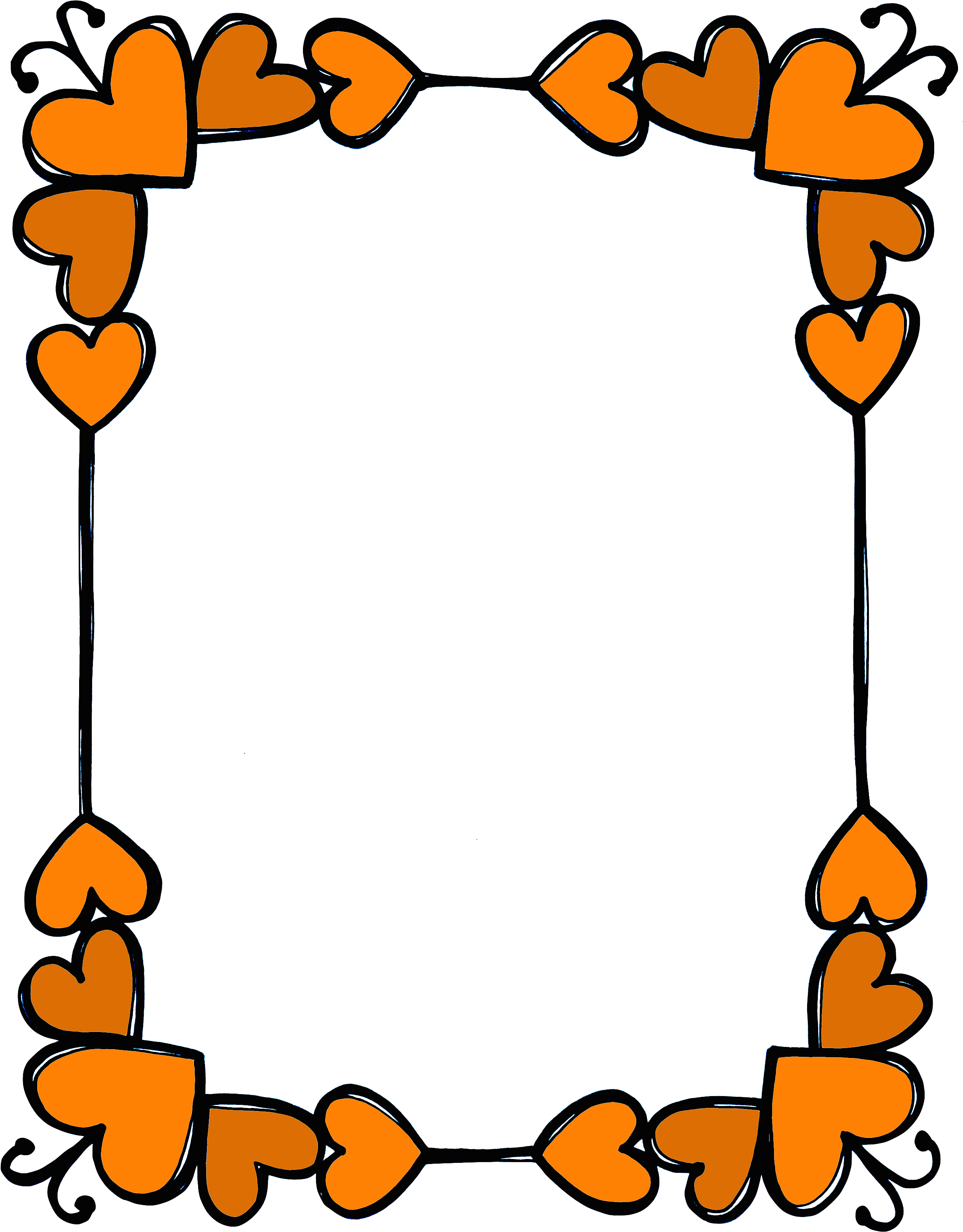 *✿**✿*frame*✿**✿* - A4 Sheet Border Designs (2550x3300)