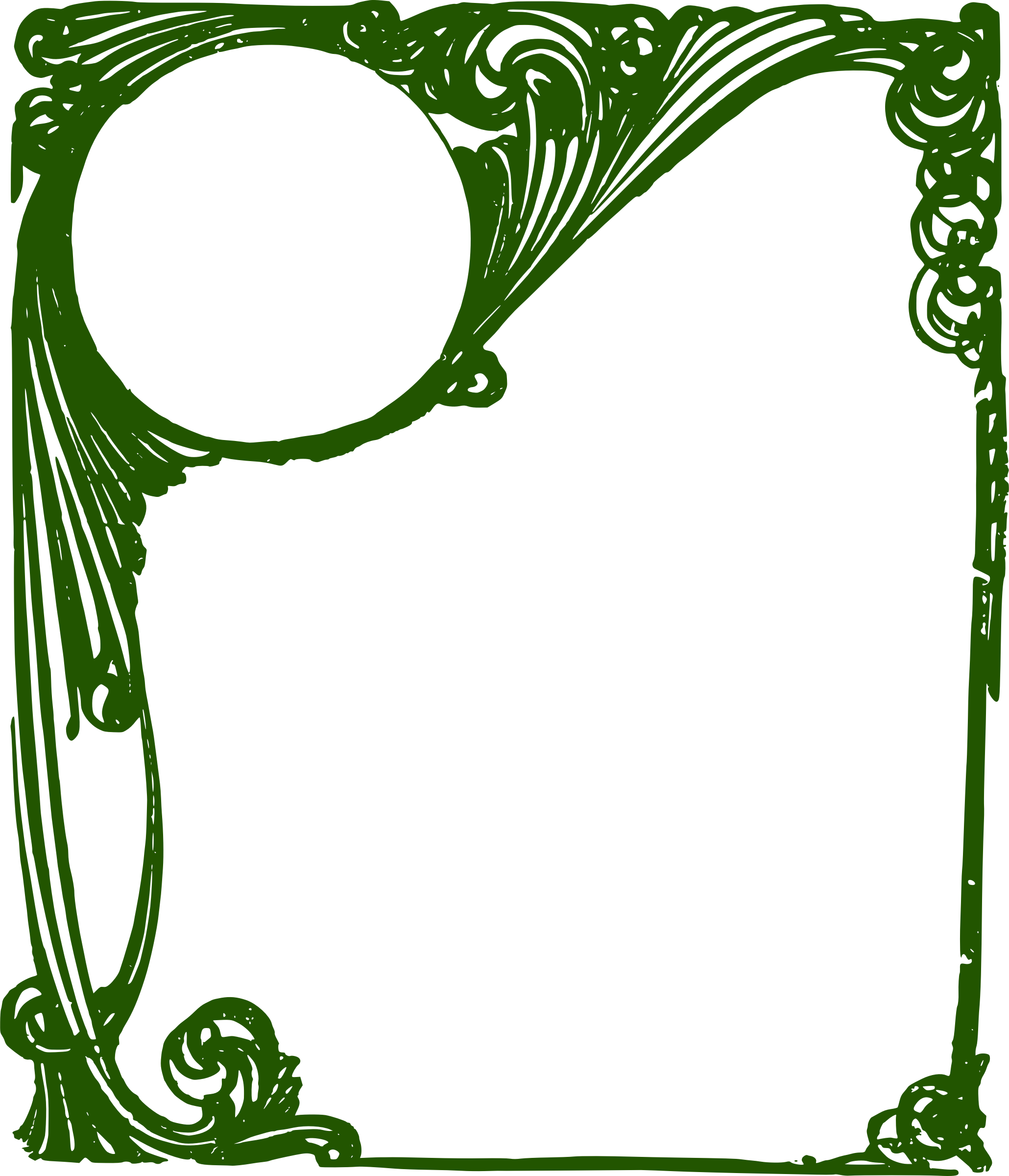 Frame - Green - Green Frame (2060x2400)