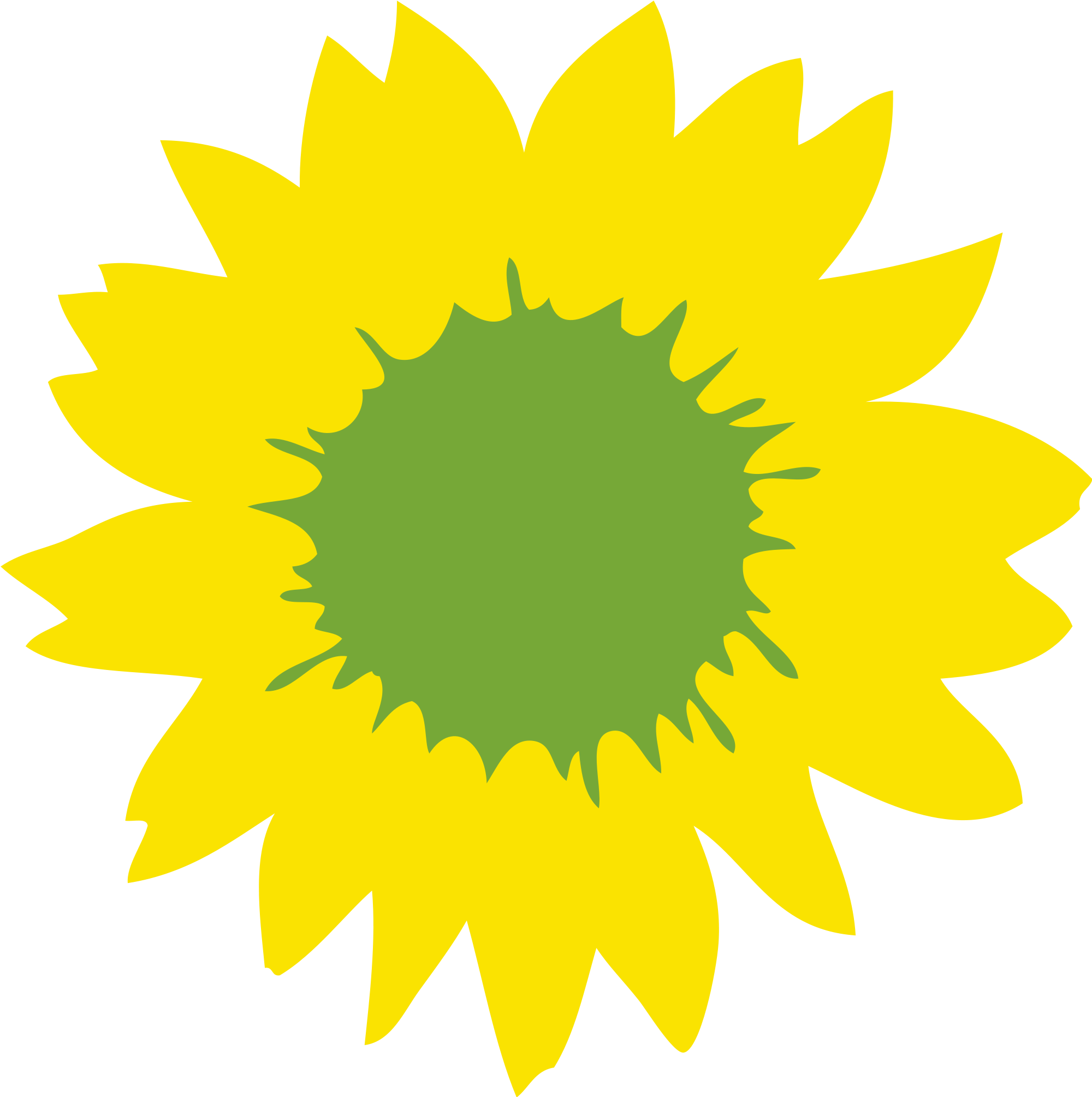 Free Sunflower Clipart 24, Buy Clip Art - Alliance '90/the Greens (2000x2009)