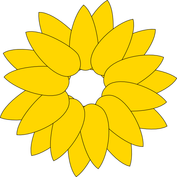 Sunflower Clip Art - Illustration (600x598)
