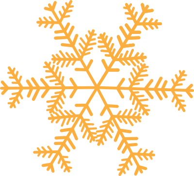 Vintage Snowflake Clipart - Transparent Background Snowflake Clipart (400x363)