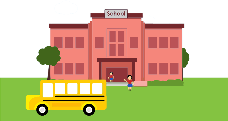 Free To Use & Public Domain School Building Clip Art - School Building Clipart Png (800x466)