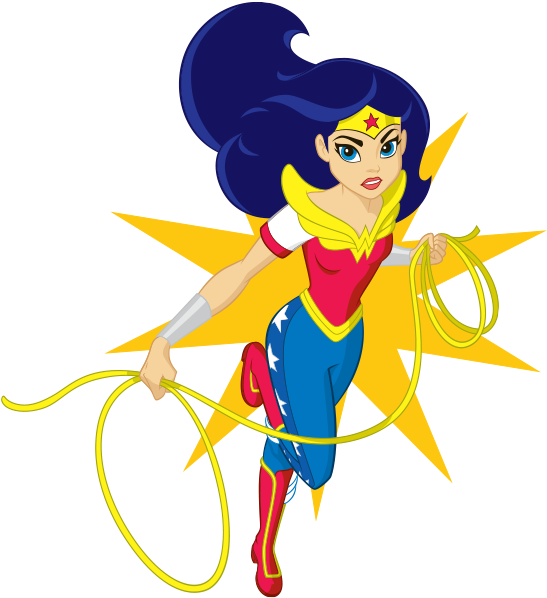 ¡dc Super Hero Girls Blog - Dc Superhero Girls Wonder Woman Png (600x645)