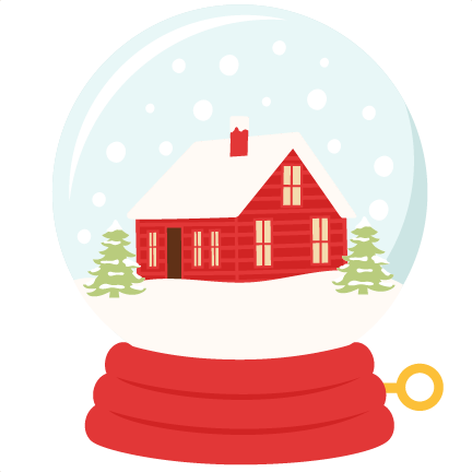 Winter House Png - Cute Snow Globe Clipart (432x432)