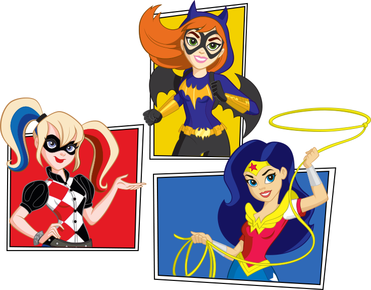Superhero Alter Ego Quiz - Super Heroes Girls Png (735x574)