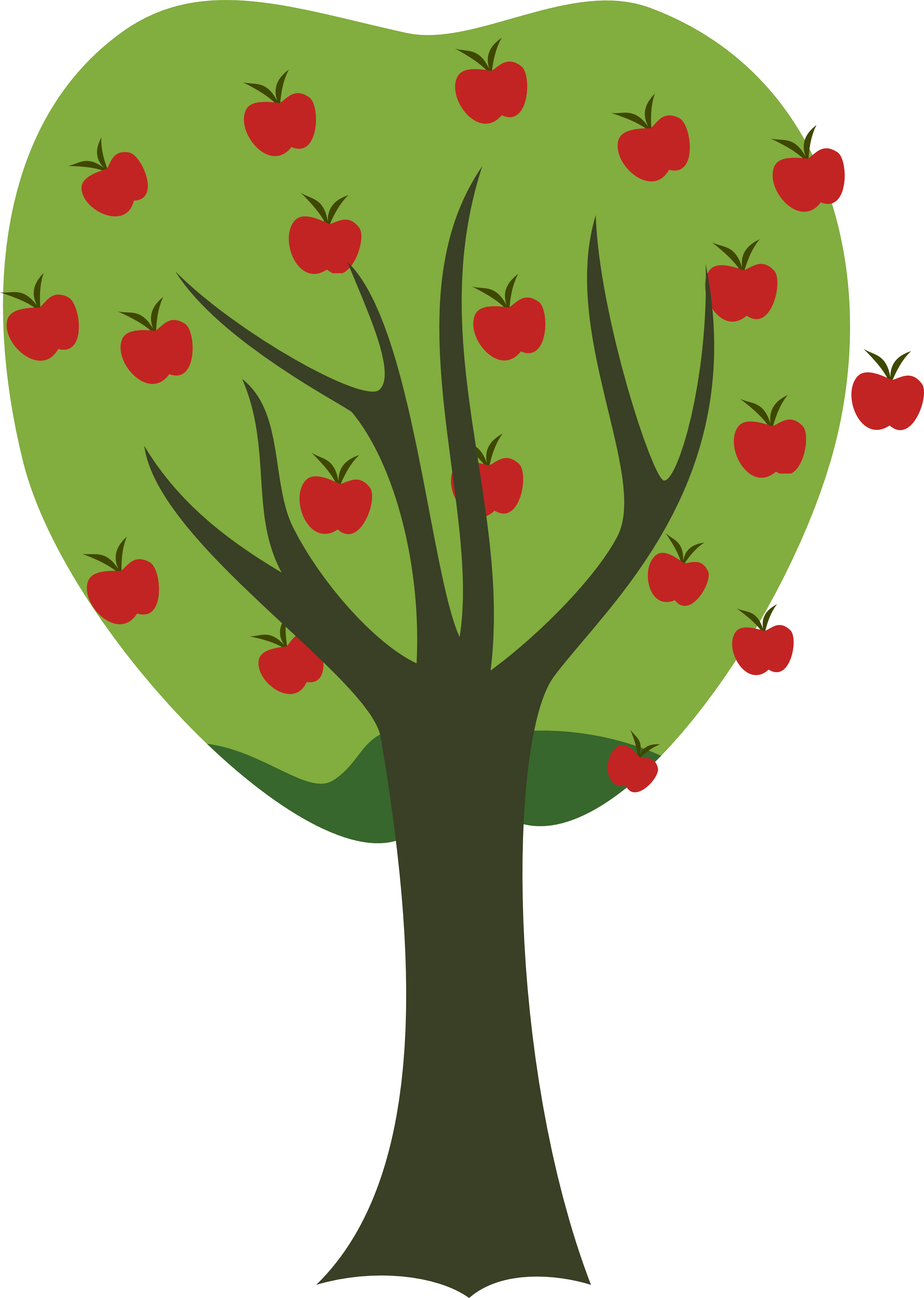 Apple Tree Clipart Transparent - My Little Pony Apple Tree (3249x4561)