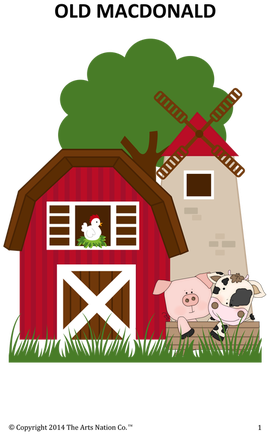Personalized Farm Animals Melamine Plate (268x481)