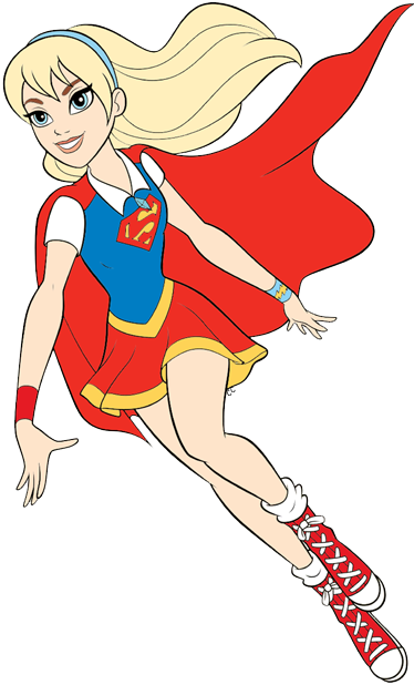 Dc Super Hero Girls © Warner Bros - Dc Superhero Girls Supergirl (374x618)