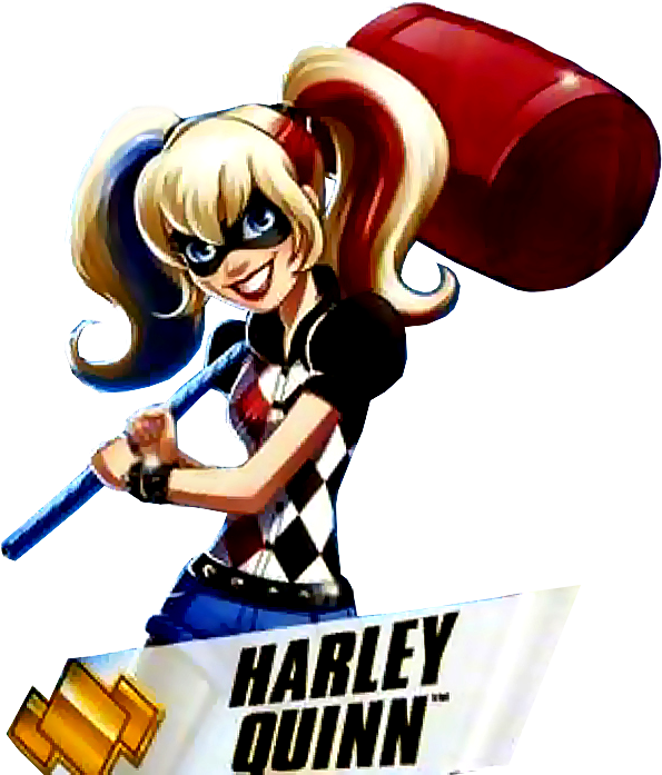 All About Monster High - Dc Super Hero Girls Harley (620x714)