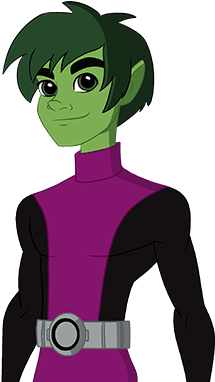 Dc Super Hero Girls Wonder Woman At Super Hero High - Dc Superhero Beast Boy (310x392)