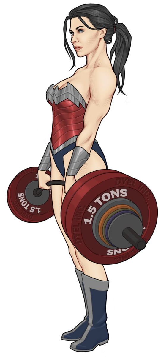 Dyel Wonder Woman By Orr-malus - Wonder Woman Gym (600x1255)