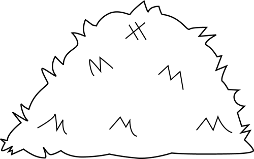 Black And White Hay - Black And White Pictures Of Hay (500x313)