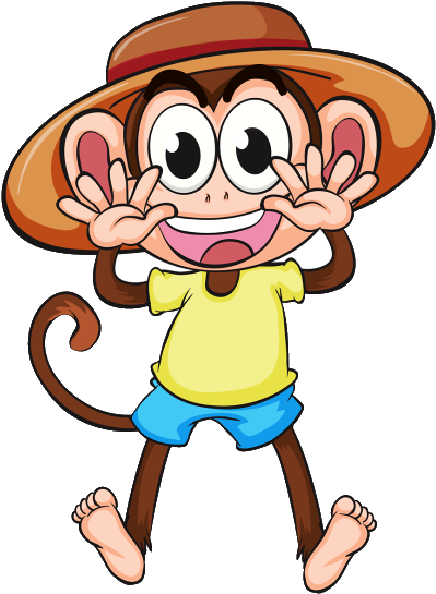 Pin Funny Monkey Clipart - Cartoon Monkey Pics Funny (600x600)