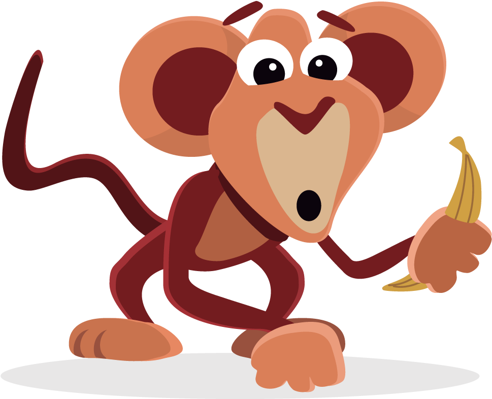 Free To Use Amp Public Domain Monkey Clip Art - Clip Art Monkey With Banana (1000x913)