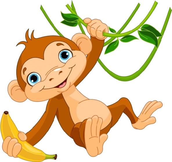 Funny Monkey Images - Stickers Willy Le Singe (600x600)