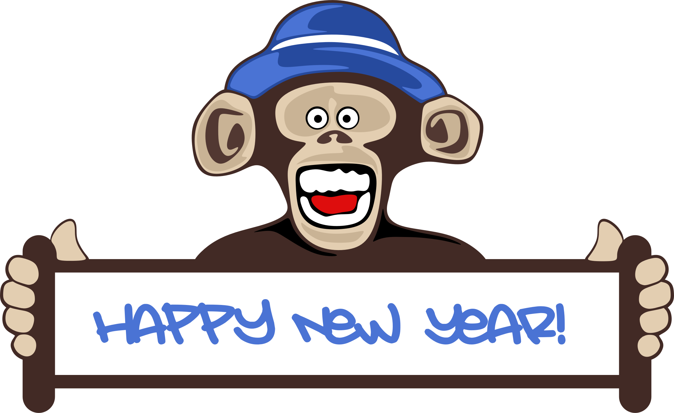 Happy New Year Clipart Happy New Year Clipart - Funny Happy New Year Wishes (2322x1422)