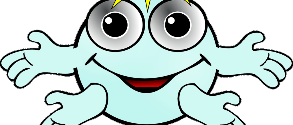 Good Bacteria - Clipart Microbe Png (1024x439)