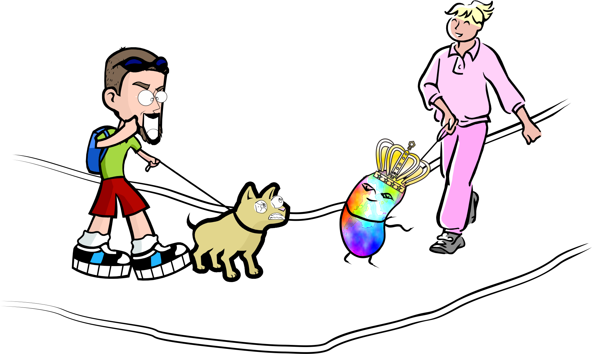 Will You Try To Keep Bacteria As Your Pet - Cartoon (1961x1172)