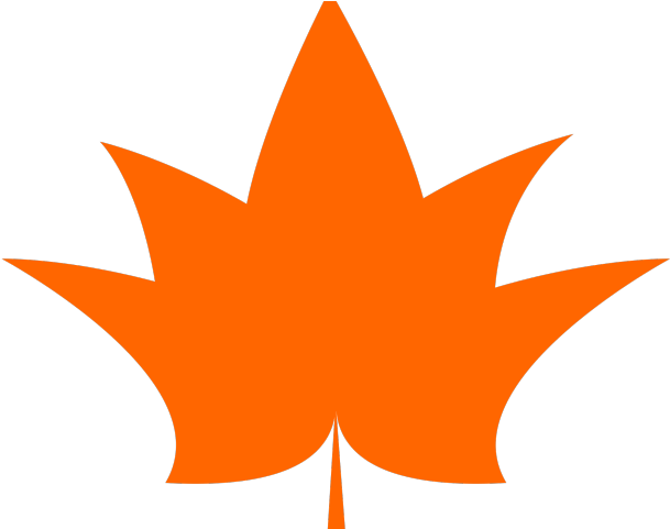 Maple Leaf Clipart Colored Leaf - Çınarpare Evleri (640x480)