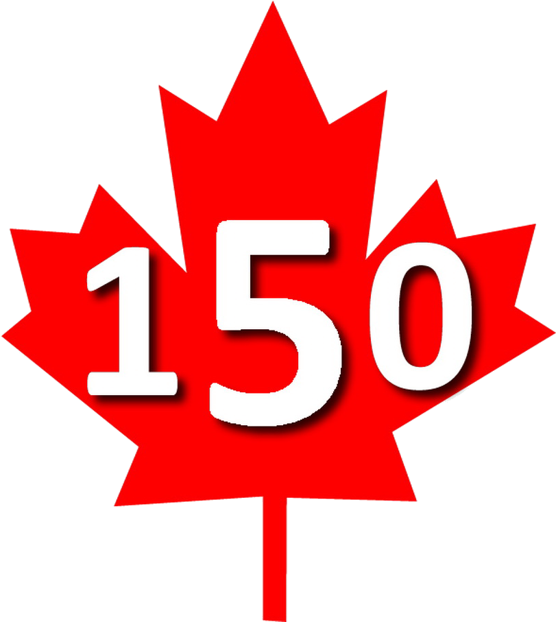 Transparent Canada 150 Maple Leaf 300 - Flag Logo Of Canada (825x910)